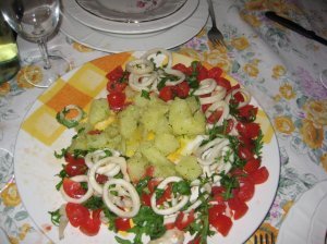 calamari salad