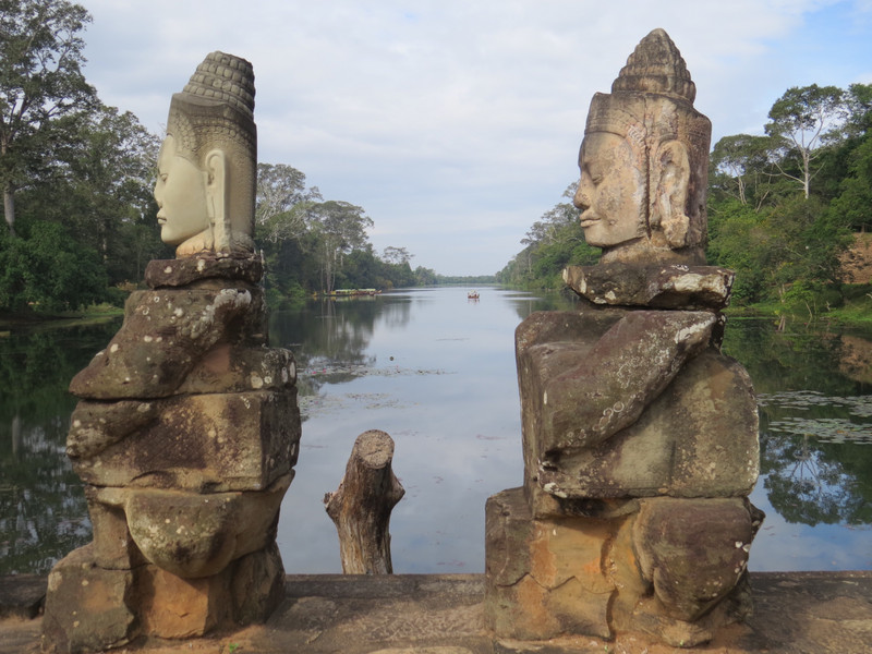 The Angkor Thom moat