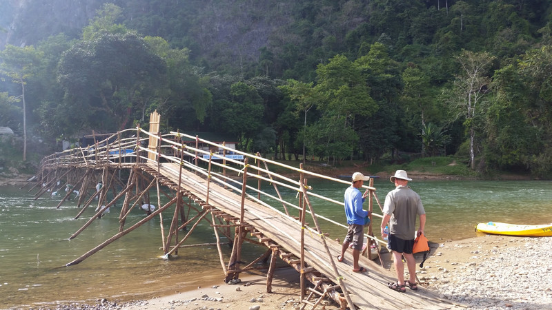 Bamboo bridge 