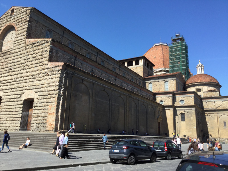 The Basilica complex adjoining the Medici Chapels