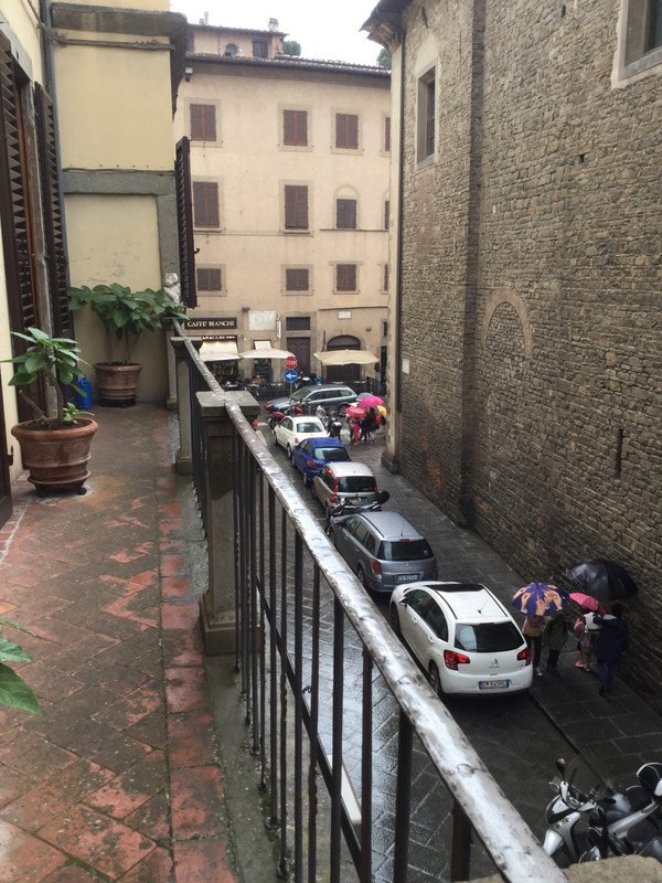The view from a Casa Guidi window