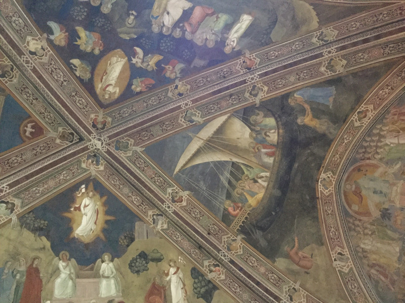 We loved this ship on the ceiling of the Spanish Chapel