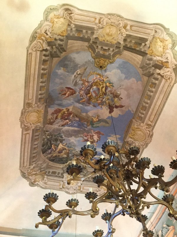The real ceiling fresco