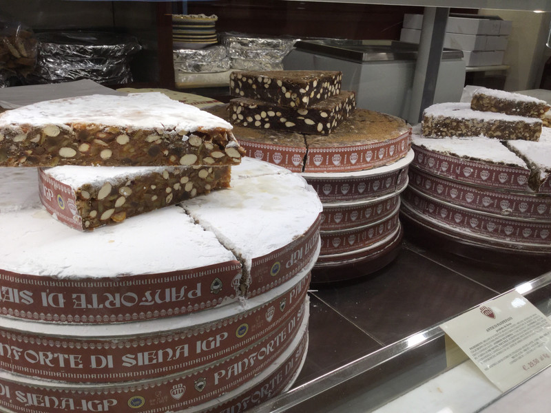 Huge rounds of Panforte