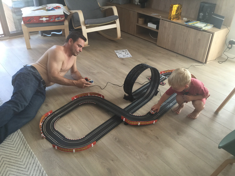 The new race track set