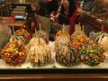 Toffee apples have become more elaborate.