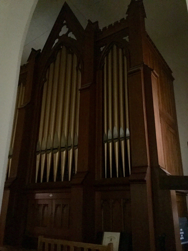 The organ inside dates right back to 1860.