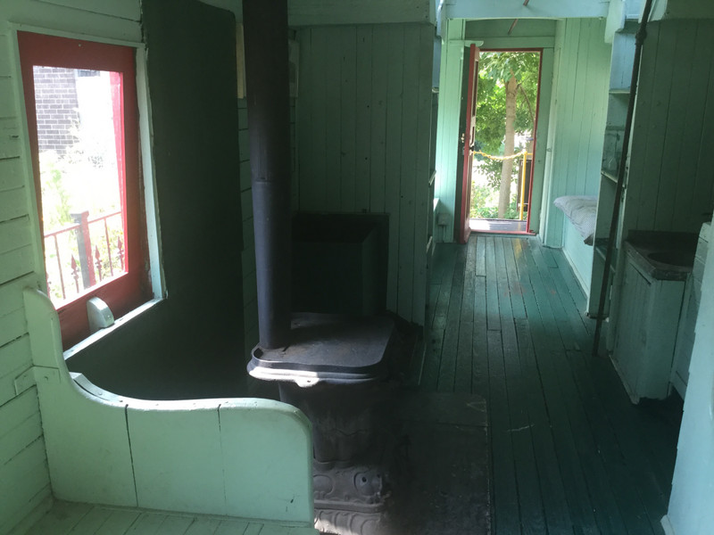 Inside the Little Red Caboose