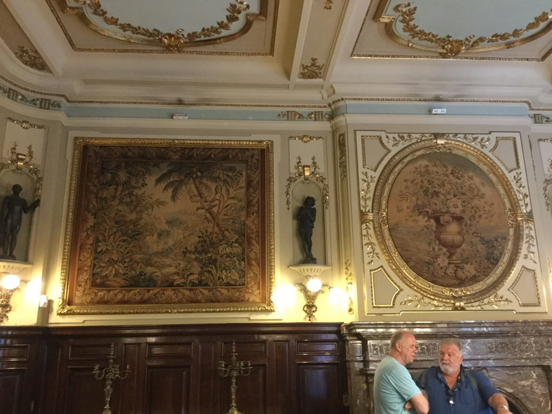 Original tapestries in the Taranco mansion