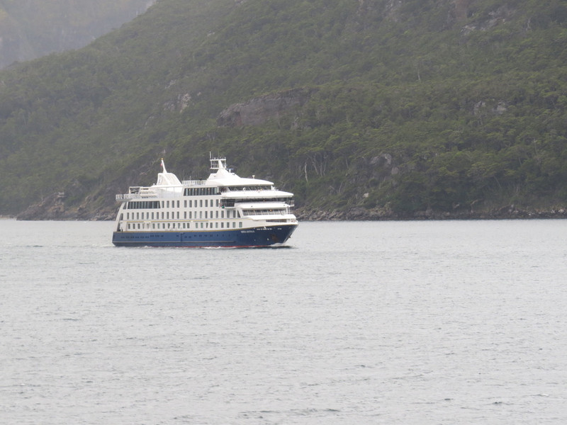 The ferry that goes between Ushuaia and Punta Arenas