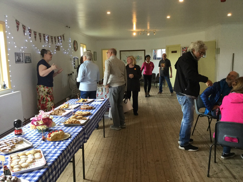 Tea and scones in the Community Hall