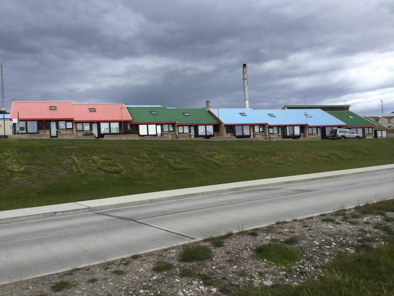 Pensioner housing on the waterfront.