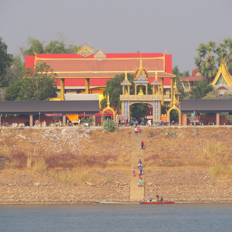 Temple over the river from us in Laos