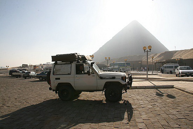Shorty at the Pyramids