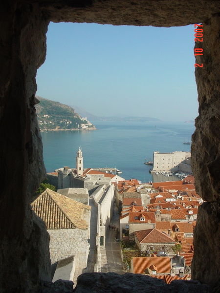 Old Dubrovnic from the fort.