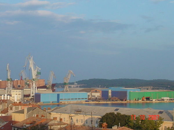 The working port of Pula