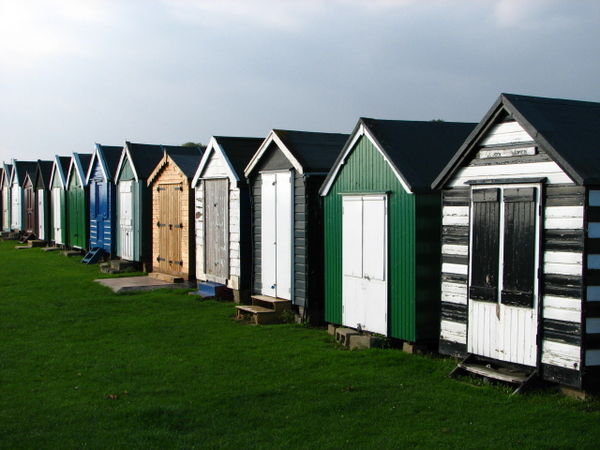 Beach huts at West Mersea