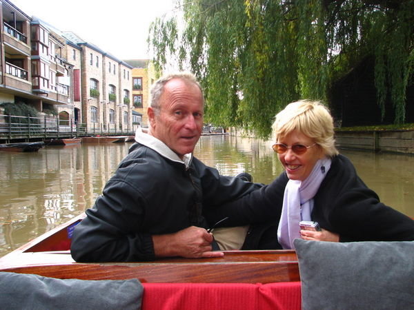 Judy and Rags in the punt