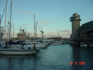 Yachts at Falmouth marina