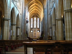 Inside the magnificent Truro Cathedral
