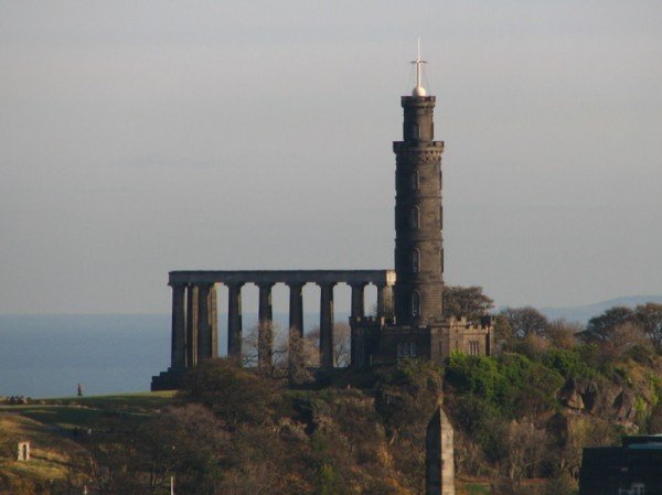 View of Calton Hill from Edinburgh Castle