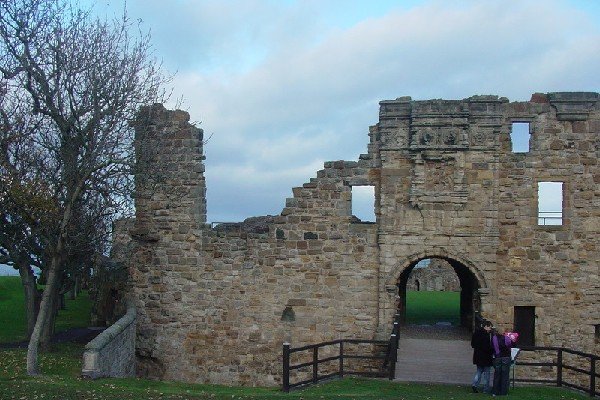 Ruins of castle at St Andrews