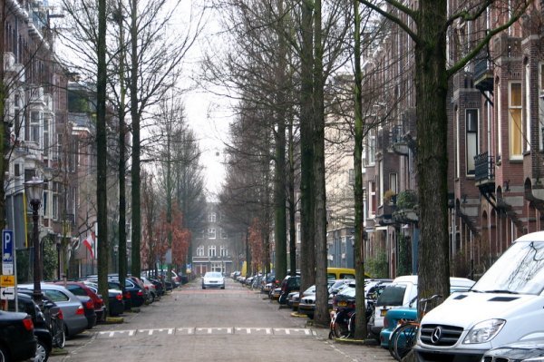 Suburban Amsterdam where Nell and Thio live.