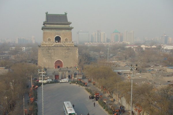 View of the Bell Tower from the Drum Tower.