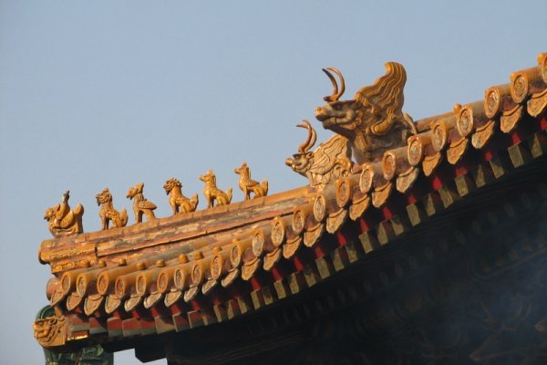 Decorated roof of the Lama temple