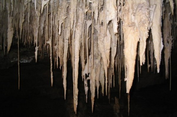 Stalagtites at the Lake Cave