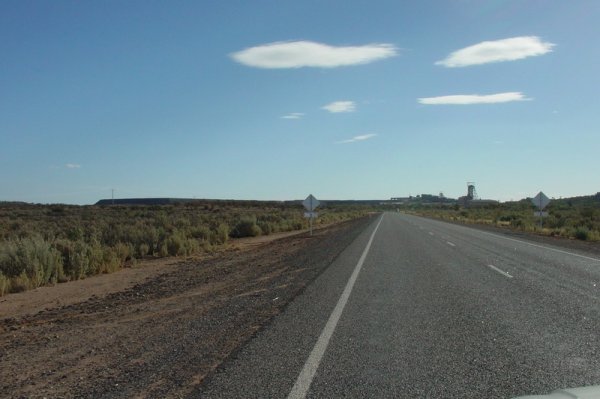 The road near Broken Hill, NSW
