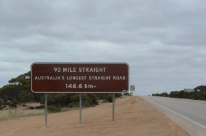 The longest straight road