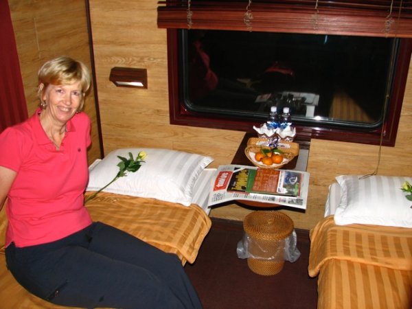 Our VIP cabin on the Livitrans to Sapa