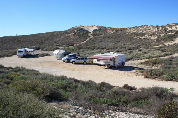 Our camping spot at Quobba
