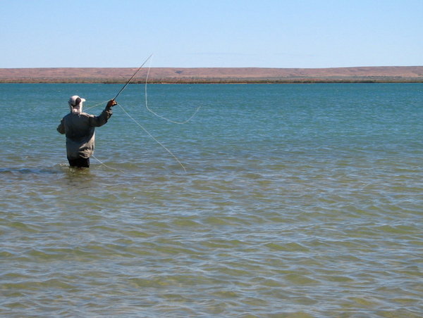 Fly fishing at Exmouth