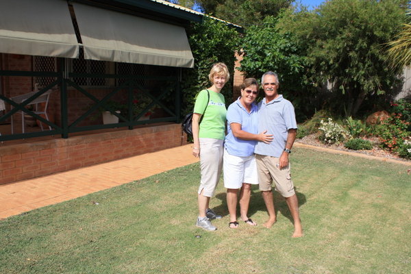 Judy, Wendy and Brian at Exmouth