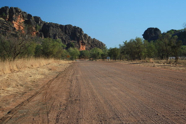 Queen Victoria's Head on the final stretch of the Gbb River Road