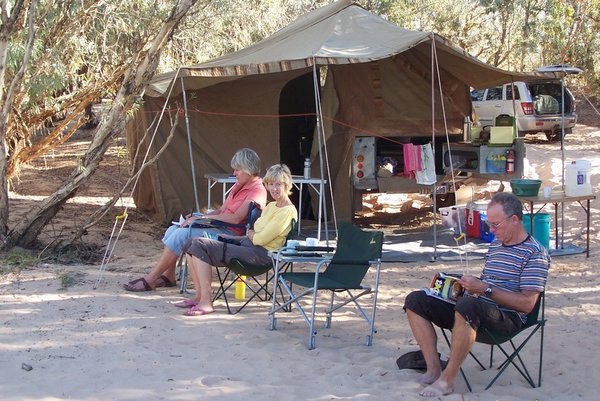 Camp at Durack River