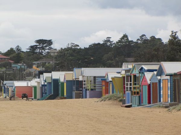 Beach sheds on Peninsula