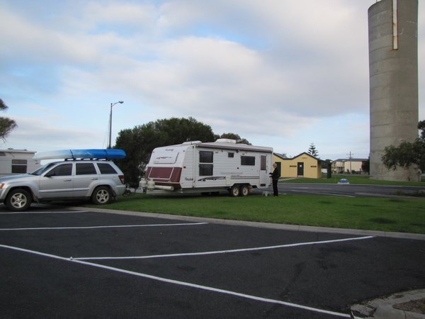 Overnight parking at Port Albert