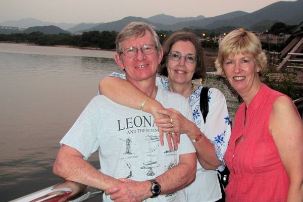 David, Carmel and Judy near the freshwater dam.