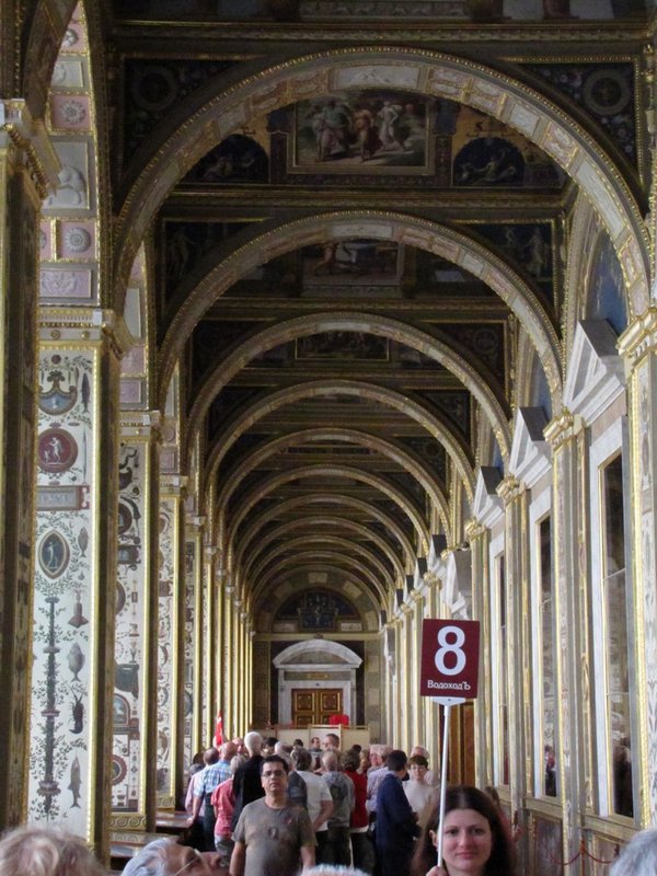 Frescoed hall in The Hermitage