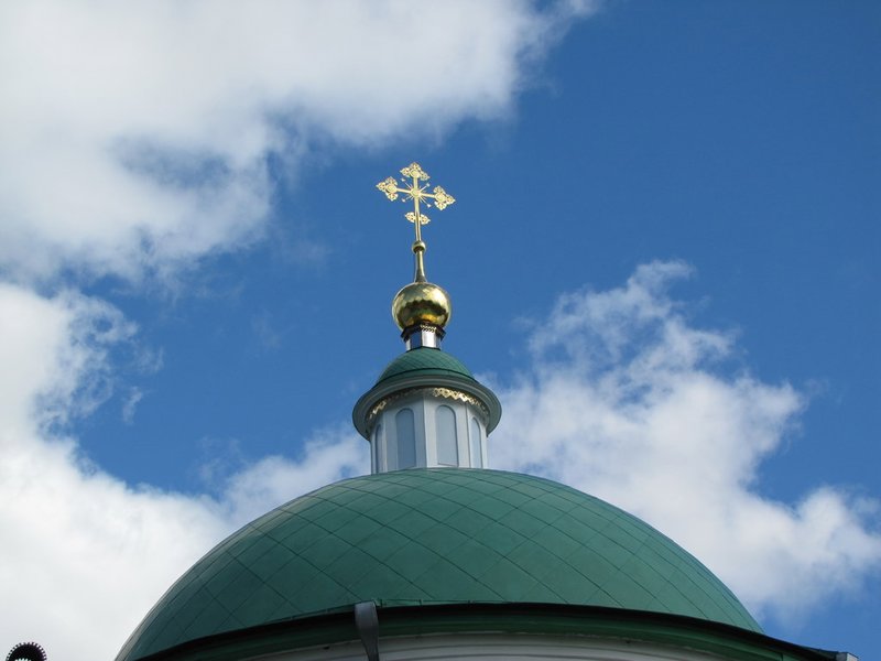 Typical church dome at goritsy