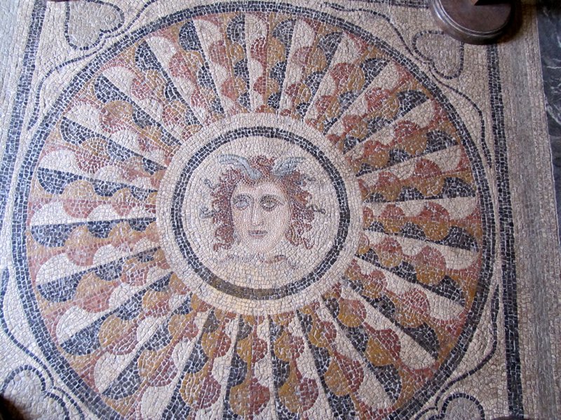 Medusa Head in mosaics