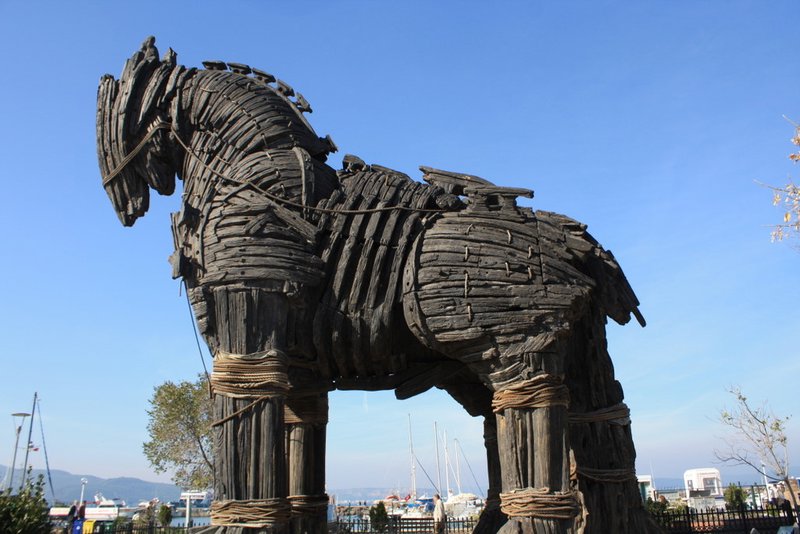 Trojan Horse from the movie of Troy