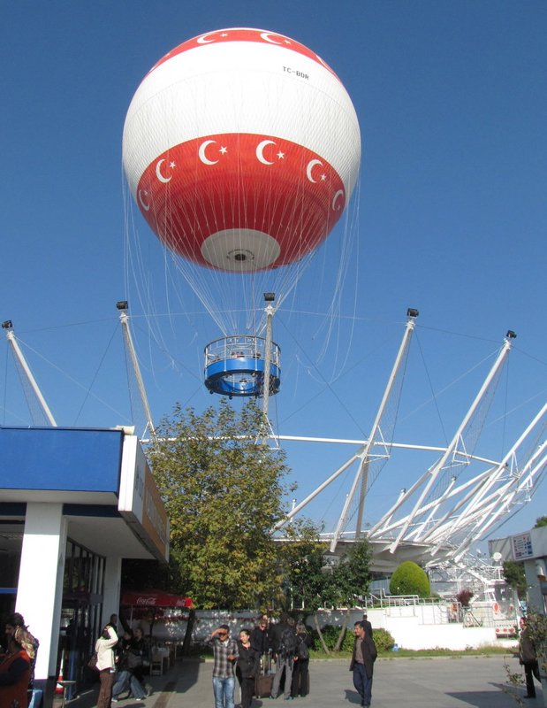 Balloon we saw on the Asian side of Istanbul