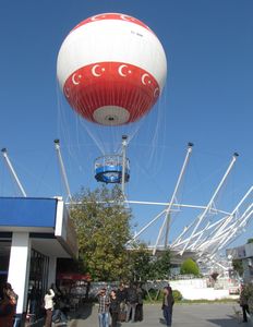 Balloon we saw on the Asian side of Istanbul