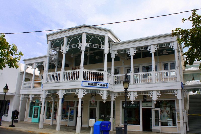 Some beautiful old buildings on Duval Street.