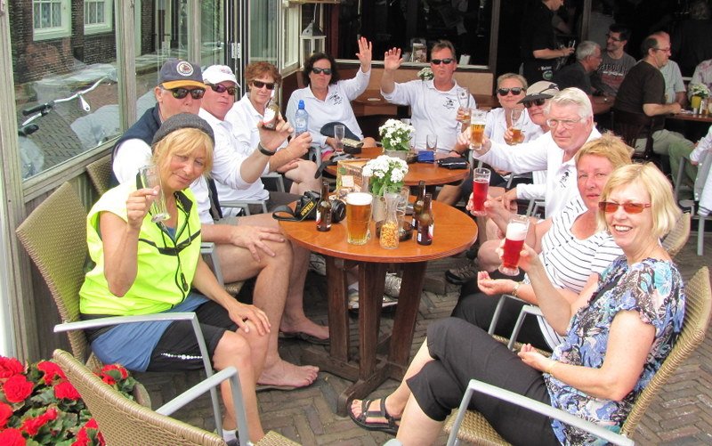 After a hard ride a few refreshments were needed.
