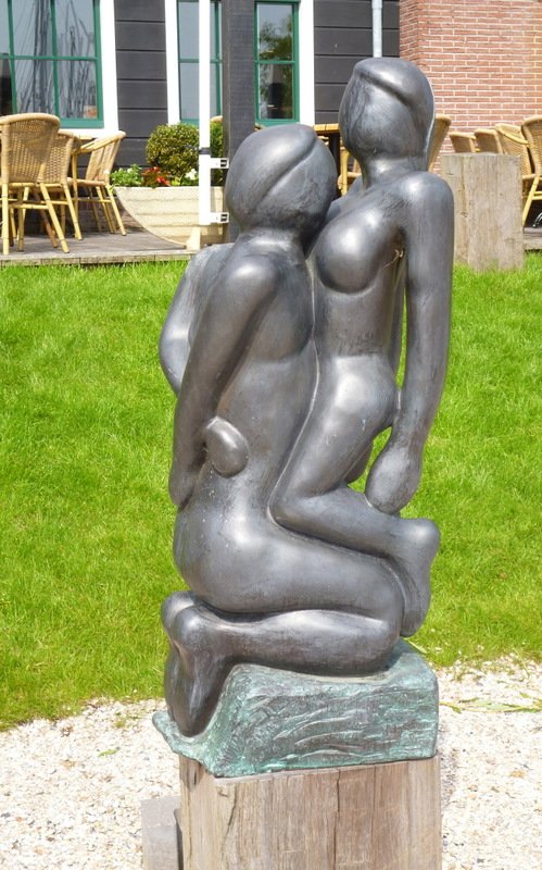 Sculpture in a Volendam sculpture park